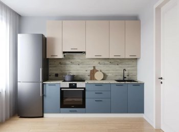 Кухонный гарнитур Фьюжн 2400 мм Sanvut в Нягани - nyagan.mebel-e96.ru