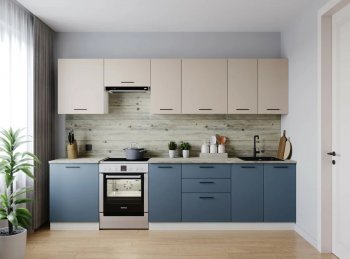 Кухонный гарнитур Фьюжн 3000 мм (Санвут) в Нягани - nyagan.mebel-e96.ru