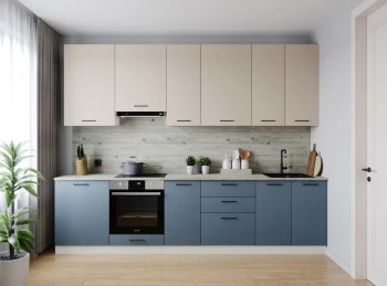 Кухонный гарнитур высокий Фьюжн 3000 мм (Санвут) в Нягани - nyagan.mebel-e96.ru