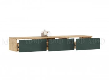 Стенка Флэш комп.2 крафт/грин (Миф) в Нягани - nyagan.mebel-e96.ru