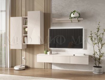 Стенка Флэш комп.2 кашемир (Миф) в Нягани - nyagan.mebel-e96.ru