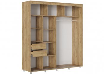 Шкаф-купе 2000 мм Форест крафт золотой(Стиль) в Нягани - nyagan.mebel-e96.ru