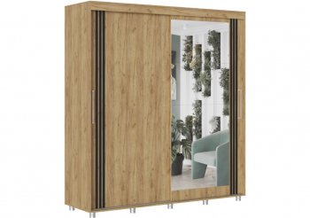 Шкаф-купе 2000 мм Форест крафт золотой(Стиль) в Нягани - nyagan.mebel-e96.ru