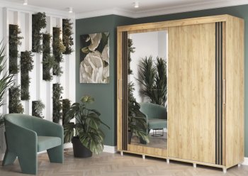 Шкаф-купе 2000 мм Форест крафт золотой(Стиль) в Нягани - nyagan.mebel-e96.ru