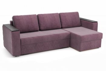 Диван угловой ФОРВАРД (велюр Ультра плюм) (Софт) в Нягани - nyagan.mebel-e96.ru