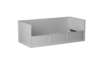 Кровать 900 с подъемным механизмом Фрея (СБК) в Нягани - nyagan.mebel-e96.ru