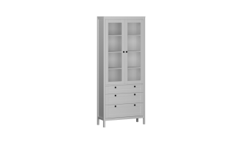 Пенал со стеклом Фрея (СБК) в Нягани - nyagan.mebel-e96.ru