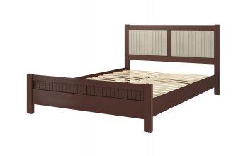 Кровать из массива Фрида Орех (БМ) в Нягани - nyagan.mebel-e96.ru