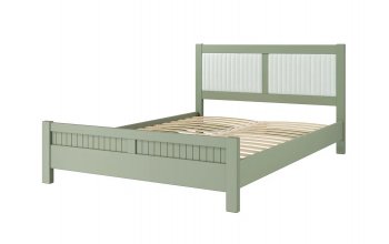Кровать из массива Фрида Зеленый самшит (БМ) в Нягани - nyagan.mebel-e96.ru