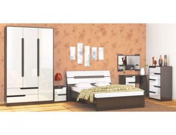 Спальный гарнитур Гаванна модульный (Текс) в Нягани - nyagan.mebel-e96.ru