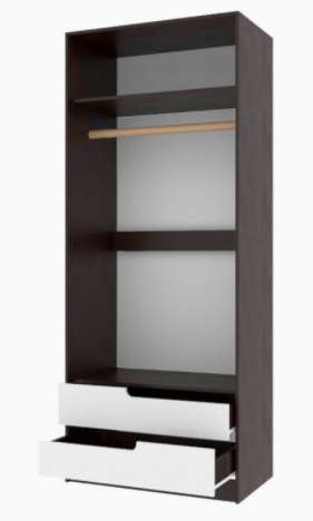 Шкаф 800 мм 2-х створчатый Гавана (Текс) в Нягани - nyagan.mebel-e96.ru