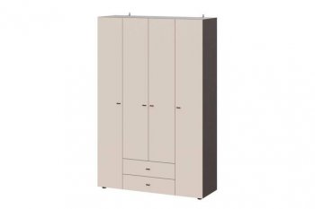 Шкаф 1350 мм четырехств. комб. Гиза (МИ) в Нягани - nyagan.mebel-e96.ru | фото