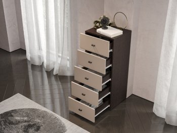 Комод 5 ящиков Гиза (МИ) в Нягани - nyagan.mebel-e96.ru