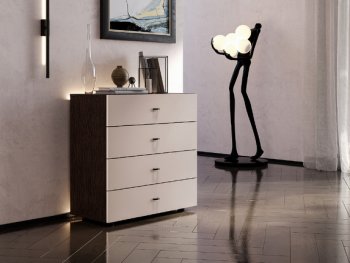 Комод 4 ящика Гиза (МИ) в Нягани - nyagan.mebel-e96.ru | фото