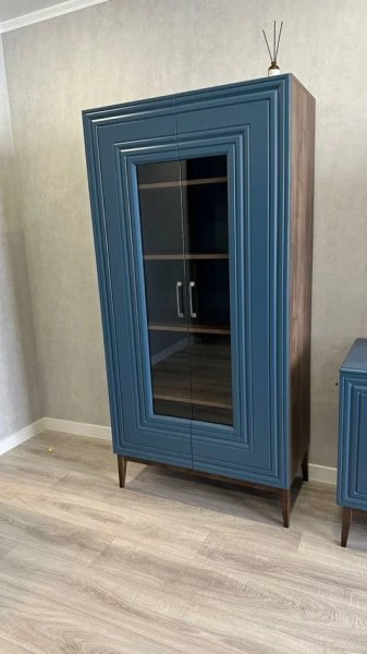 Стенка Гориция Зеленый сапфировый (БМ) в Нягани - nyagan.mebel-e96.ru
