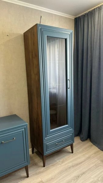Стенка Гориция Зеленый сапфировый (БМ) в Нягани - nyagan.mebel-e96.ru