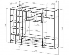 Стенка Оскар (Лин) в Нягани - nyagan.mebel-e96.ru