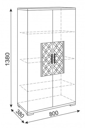 Стенка Тиффани (М 05-05-09-11-12-13-14) (Риннер) в Нягани - nyagan.mebel-e96.ru