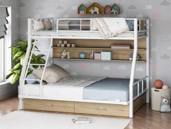 Кровать двухъярусная Гранада-1ПЯЯ 140 в Нягани - nyagan.mebel-e96.ru