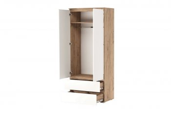 Шкаф 900 мм Гретта 2С2Я 2дв, 2ящ крафт (Памир) в Нягани - nyagan.mebel-e96.ru