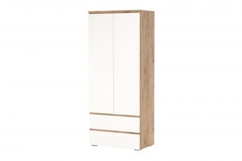 Шкаф 900 мм Гретта 2С2Я 2дв, 2ящ крафт (Памир) в Нягани - nyagan.mebel-e96.ru