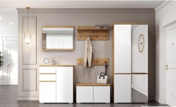 Прихожая Гретта №1 крафт золотой (Памир) в Нягани - nyagan.mebel-e96.ru