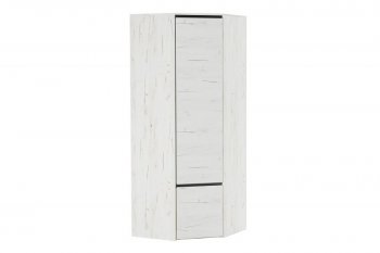 Шкаф 2С угловой Гретта крафт белый (Памир) в Нягани - nyagan.mebel-e96.ru