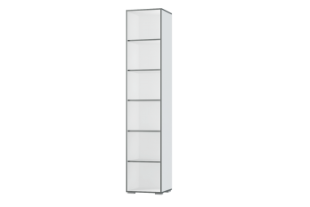 Шкаф 1 дв. Грей (УНИ) (МЛК) в Нягани - nyagan.mebel-e96.ru