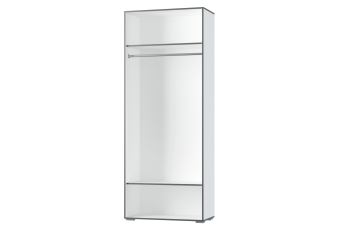 Шкаф 2 дв. Грей (УНИ) (МЛК) в Нягани - nyagan.mebel-e96.ru