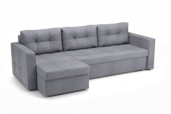 Диван угловой Грейс (рогожка SHE980 (серый)) (Софт) в Нягани - nyagan.mebel-e96.ru