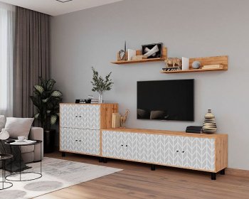 Стенка HYGGE комп.3 зигзаги (Мама) в Нягани - nyagan.mebel-e96.ru