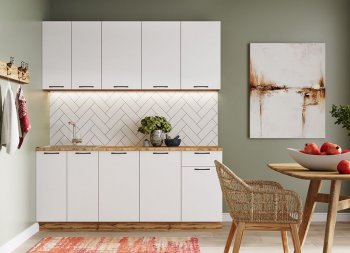 КУхонный гарнитур Хелмер 1800 мм (Сурская) в Нягани - nyagan.mebel-e96.ru