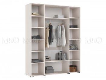 Шкаф 1800 мм Ирис с антресолью кашемир (Миф) в Нягани - nyagan.mebel-e96.ru