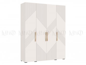 Шкаф 1800 мм Ирис с антресолью кашемир (Миф) в Нягани - nyagan.mebel-e96.ru