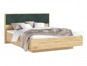 Кровать парящая Ирис крафт/грин с подсветкой (Миф) в Нягани - nyagan.mebel-e96.ru