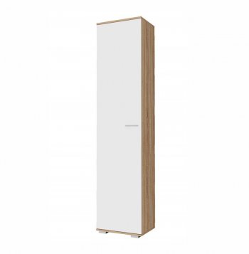 Пенал 1дв. Италия П-500 сонома/белый (Памир) в Нягани - nyagan.mebel-e96.ru
