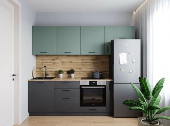 Кухонный гарнитур Изумруд 2550 мм (Санвут) в Нягани - nyagan.mebel-e96.ru