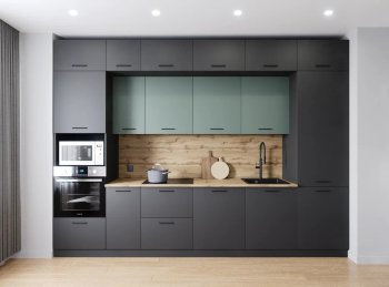 Кухонный гарнитур Изумруд 3400 мм (Санвут) в Нягани - nyagan.mebel-e96.ru