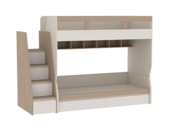Набор детской мебели Каспер, модульный (СБК) в Нягани - nyagan.mebel-e96.ru