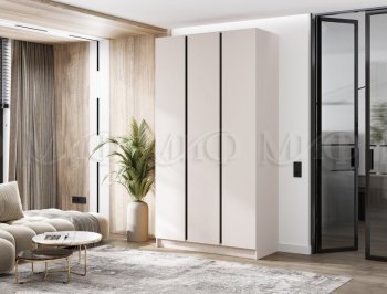 Шкаф 1200 мм 3-х ств. Келвин кашемир (Миф) в Нягани - nyagan.mebel-e96.ru