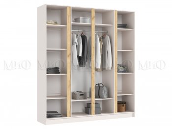 Шкаф 2000 мм 4-х ств. Келвин кашемир (Миф) в Нягани - nyagan.mebel-e96.ru