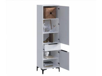 Пенал 550 мм Кимберли белый (Handis) в Нягани - nyagan.mebel-e96.ru