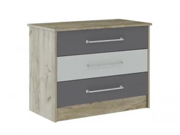 Комод Колибри Лофт серый (Текс) в Нягани - nyagan.mebel-e96.ru