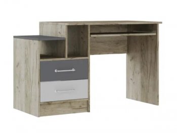 Стол письменный Колибри Лофт серый (Текс) в Нягани - nyagan.mebel-e96.ru