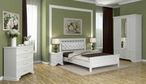 Комод 4 ящ  ГРАЦИЯ (лак) Белый / Белый (БМ) в Нягани - nyagan.mebel-e96.ru