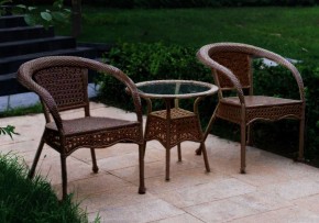 Комплект садовой мебели (стул RC16/стол RT 206) Коричневый в Нягани - nyagan.mebel-e96.ru