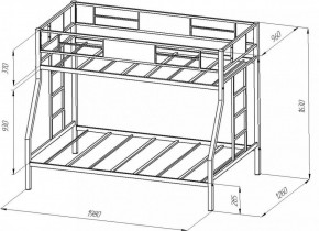 Кровать 2-х ярусная Гранада в Нягани - nyagan.mebel-e96.ru