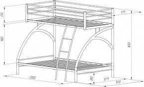 Кровать 2-х ярусная Виньола-2 (900/1200*1900) в Нягани - nyagan.mebel-e96.ru