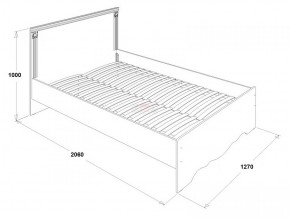 Кровать двойная Ольга 1Н + 2-а ящика (1200*2000) в Нягани - nyagan.mebel-e96.ru