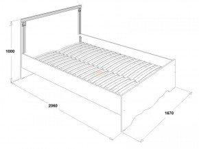 Кровать двойная Ольга 1Н + 2-а ящика (1600*2000) в Нягани - nyagan.mebel-e96.ru